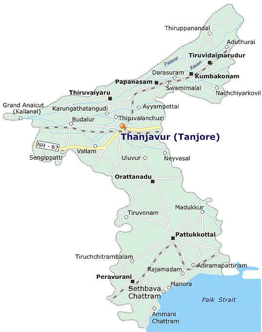 Tanjore Map