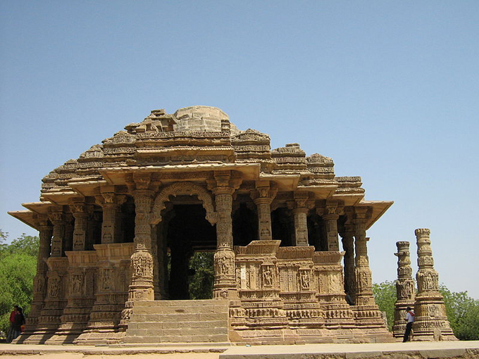 Modhera Sun Temple built by the Solankis